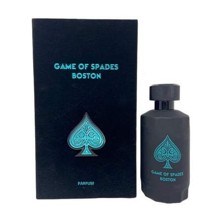 Jo Milano Game of Spades Boston Unisex Eau de Parfum - Citrus Unisex Fragrance with Pineapple, Bergamot, Cedar, Vetiver - 3.4 oz (100ml)