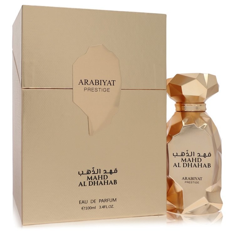 Arabiyat Mahd Al Dhahab Unisex Arabic EDP Spray - 100ml Oriental Woody Aromatic Fragrances, Body Perfume Sprays with Sandalwood, Amber Notes, Captivating Long-Lasting EDP Scents