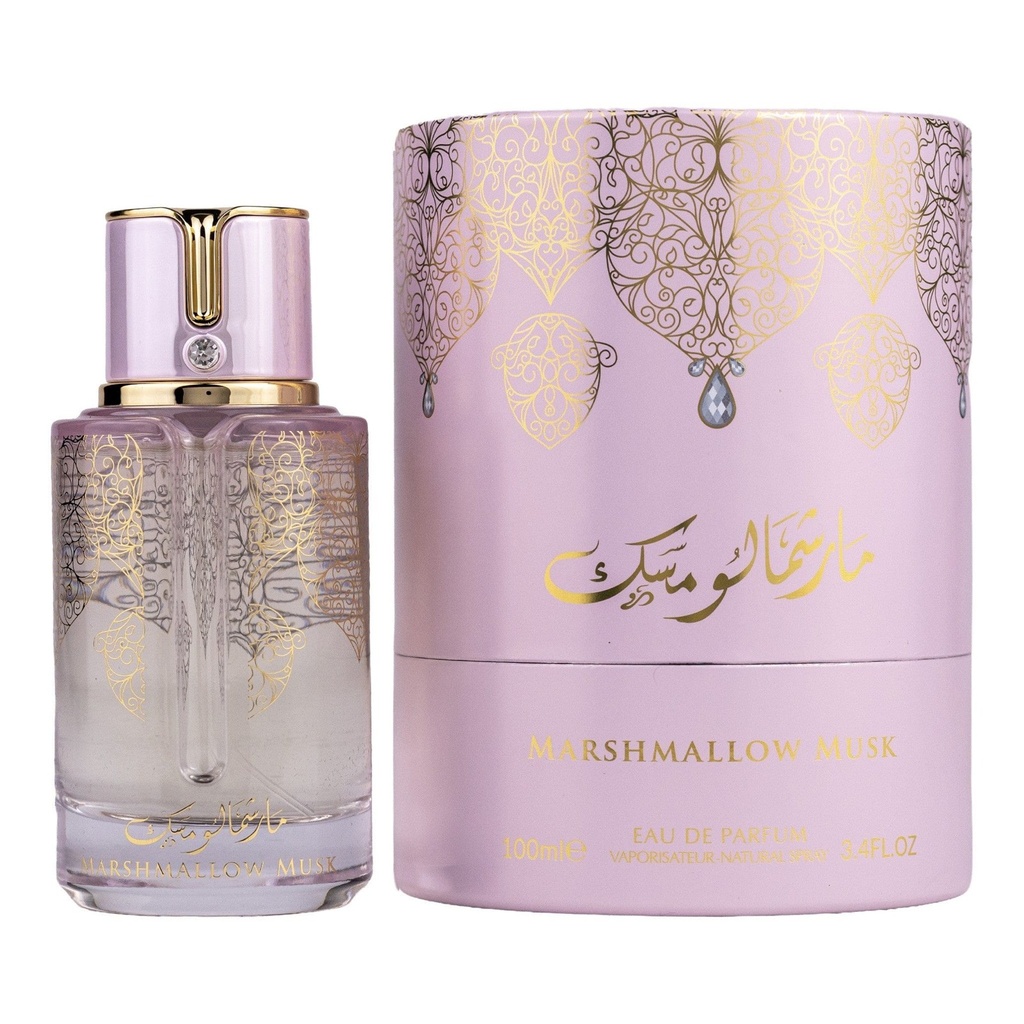 Arabiyat Prestige Marshmallow Musk Eau de Parfum for Women Vanilla Musk Gourmand 3.4 oz (100ml)
