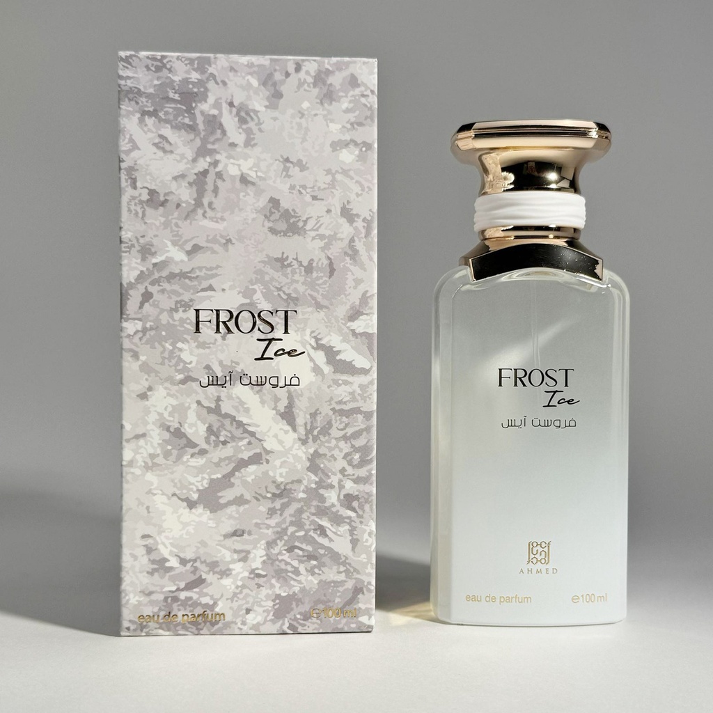 Ahmed Al Maghribi Frost Ice EDP - 100ML Unisex Fresh Aquatic Woody Fragrance, Aquatic Citrus Notes, Patchouli Base, Watermelon Slush Unisex Fragrance Undertones