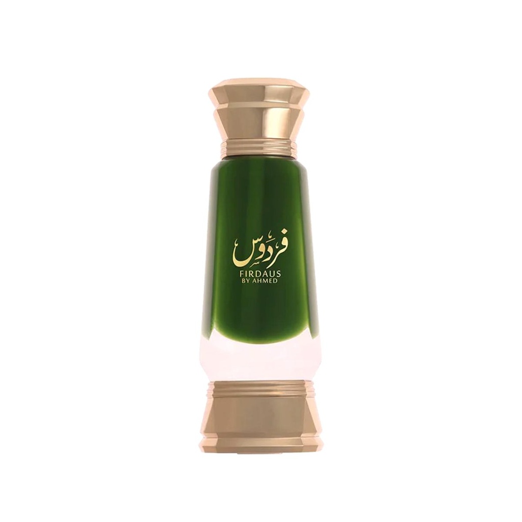 Ahmed Al Maghribi Firdaus Perfume Oil Unisex - Green Chypre, Bergamot, Patchouli, Incense - 0.5 oz (15ml)