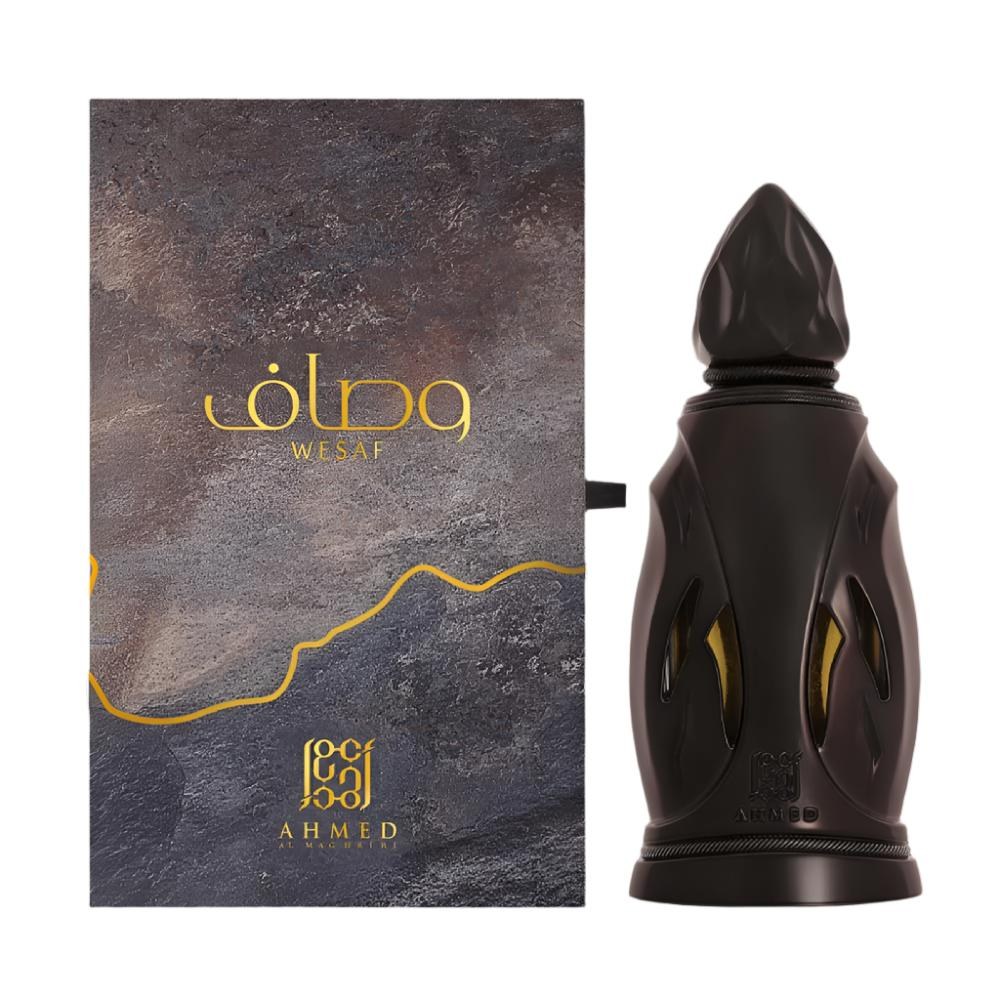 Ahmed Al Maghribi Wesaf Perfume Oil - Unisex - Oud, Sandalwood, Patchouli & Incense - 0.5 oz (15ml)