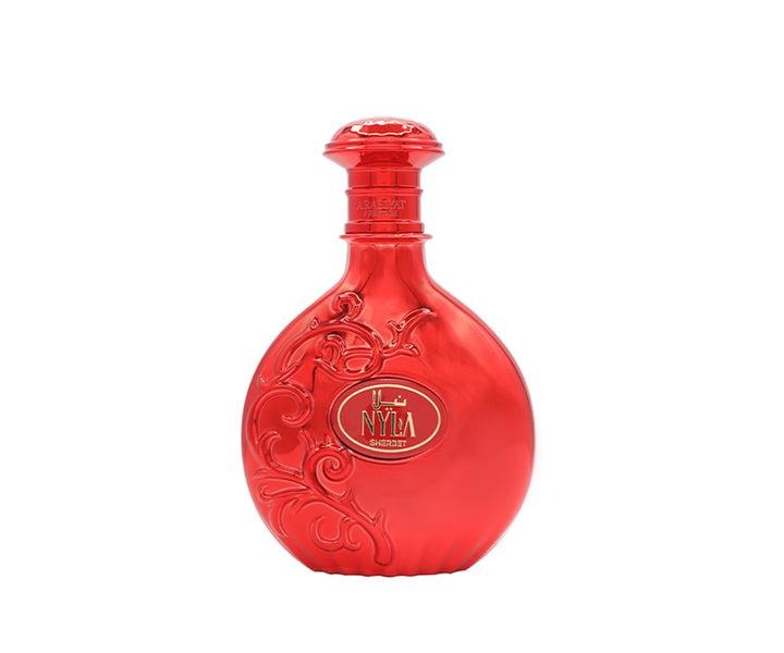 Arabiyat Prestige Nyla Sherbet Fruity Floral Liquid Women's Eau de Parfum - Strawberry Flavor, Mandarin, Plum, 2.7 oz (80ml), Liquid Women's Fragrance