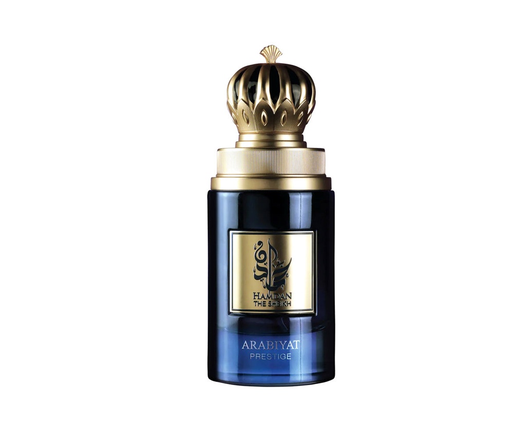 Arabiyat Prestige Hamdan The Sheikh Men's Eau de Parfum - Fresh Citrus, Bergamot, Sandalwood, Amber, Musk - 2.5 oz (75ml)